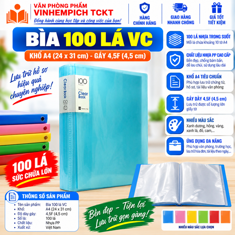 Bìa 100 lá VC