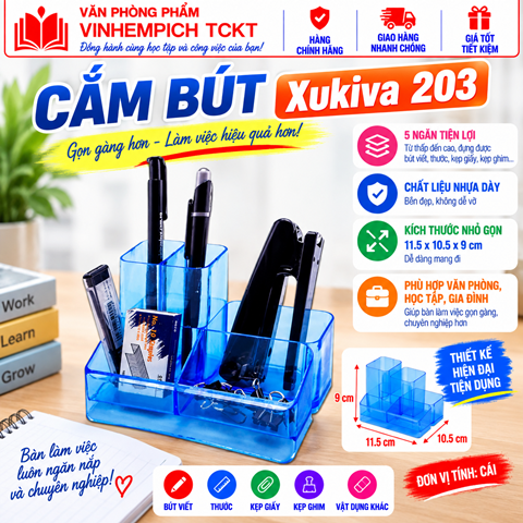 HỘP CẮM BÚT XUKIVA 203
