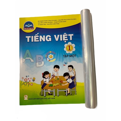 Combo 10 bao kiếng SGK lớp 1 cải cách khổ 26.7cm