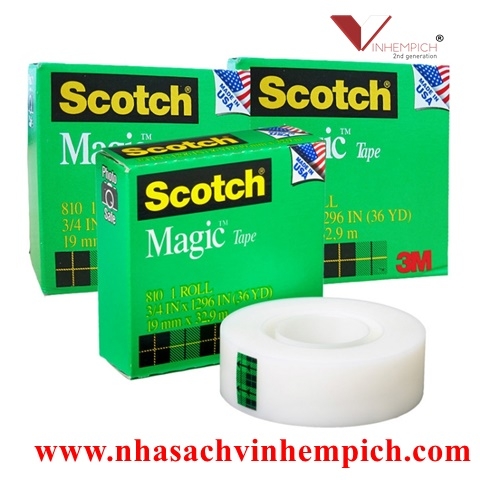 Băng keo dán tiền 3M Scotch Magic 103