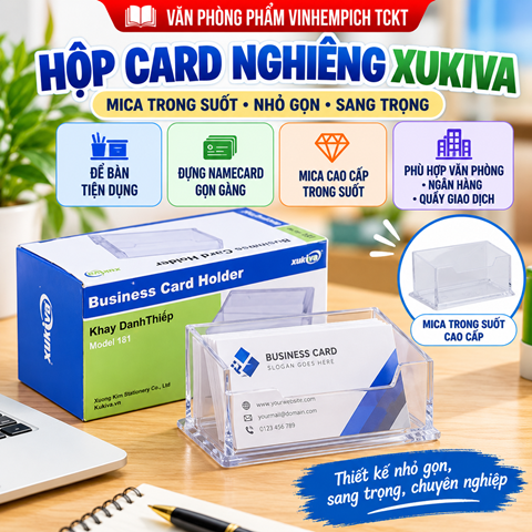 Hộp Card Nghiêng Xukiva 181