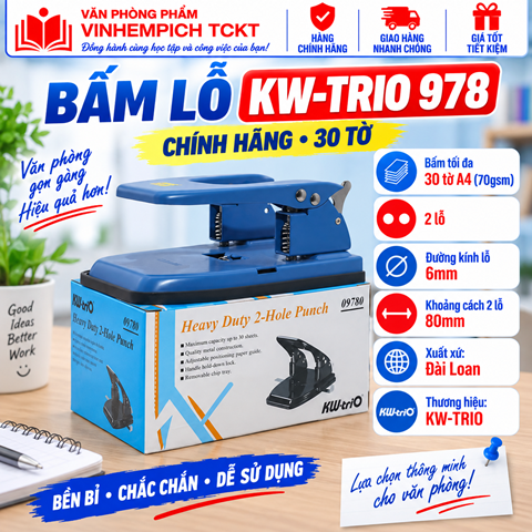 Bấm Lỗ KWTRIO 978