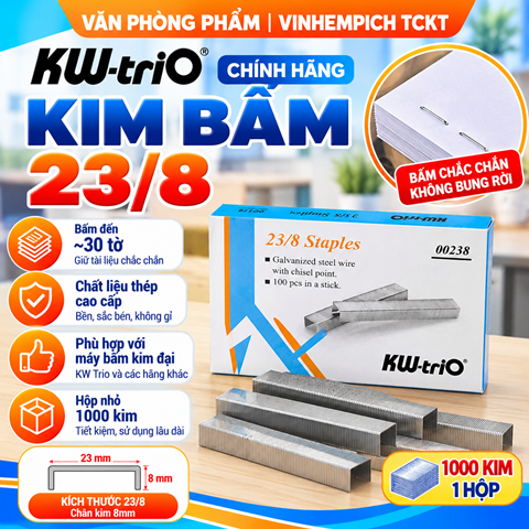 Kim bấm KW TriO 23/8 chính hãng