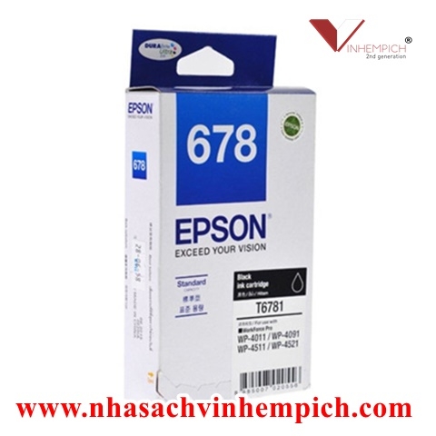 Mưc in Epson T6781 Black Ink Cartridge (WP4091)