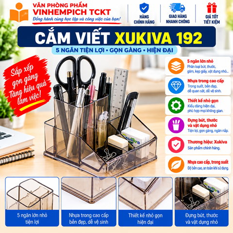 HỘP CẮM BÚT XUKIVA NHỎ 192