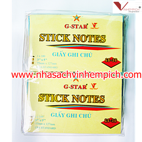 GIẤY NOTE G-STAR 3x5