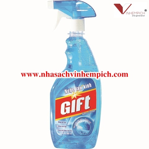 Nước Lau Kính Gift Hương Sắc Biển 580ml