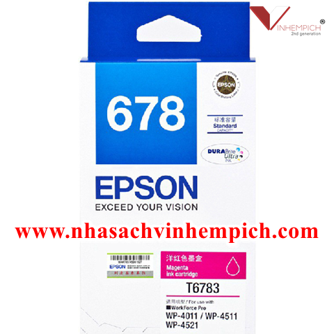 Mưc in Epson T6783 Magenta Ink Cartridge (WP4091)