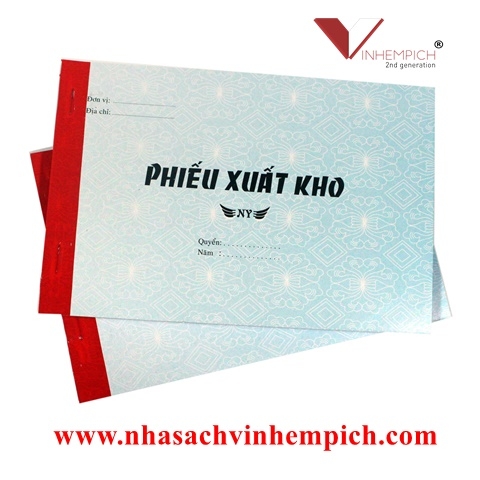 PHIẾU XUẤT KHO 3 LIÊN 13X19 NY 50 BỘ = 150 TỜ