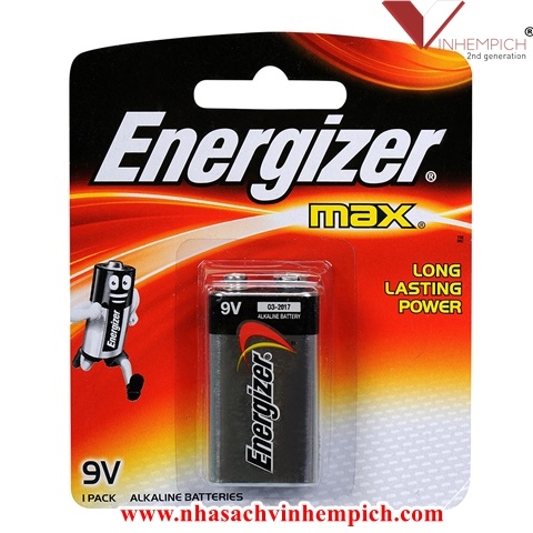 Pin vuông 9V Energizer 522-BP1 Max