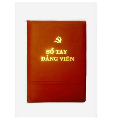 Sổ bìa da ghi chép Đảng viên 16x21cm - soghichepdangvien16x21