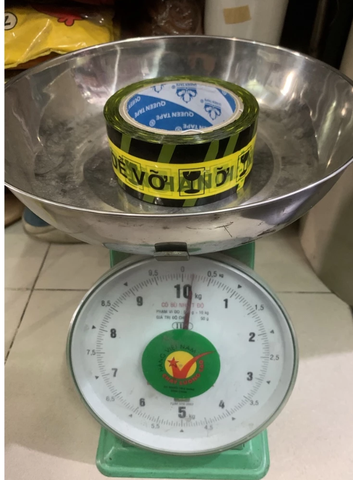 BĂNG KEO IN CHỮ HÀNG DỄ VỠ ( nặng 200gram)