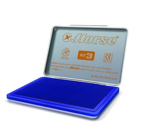 Hộp Dấu Kim Loại Horse H-03 54x85mm Hộp Dấu Kim Loại Horse H-03 54x85mm