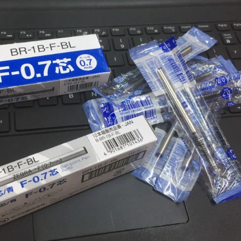 Ruột Bút Bi 0.7 mm Zebra F100-BL - Mực Xanh Dùng cho Bút Zebra 301