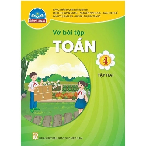 Vở bài tập Toán Lớp 4- Tập Hai- Chân trời sáng tạo