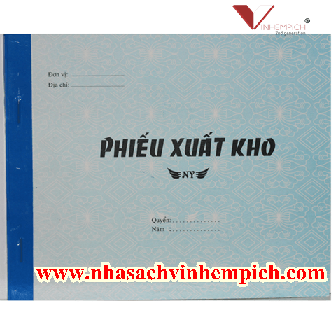 PHIẾU XUẤT KHO 2 LIÊN 16X20 (A5) NY 50 BỘ = 100 TỜ