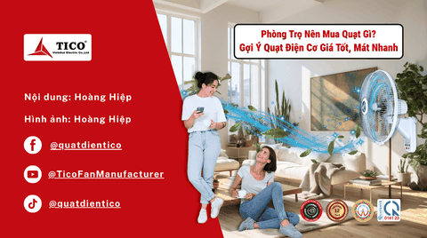 Phòng Trọ Nên Mua Quạt Gì? Gợi Ý Quạt Điện Cơ Giá Tốt, Mát Nhanh