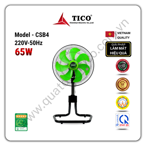 Quạt chân sàn CS-B4 - Công suất 65W - Sải cánh 400mm