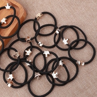 Dây Thun Cột Tóc Màu Đen Đính Đá - Wina DTC-54