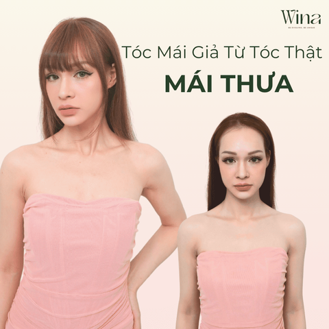 Tóc Thật Mái Ngố Thưa Có Pát MTT-05