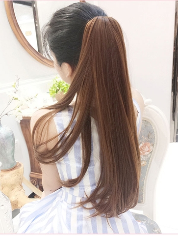 Tóc Cột Quặm Tóc Thật 60cm TCT-03 | Shop Tóc Giả Wina Wigs