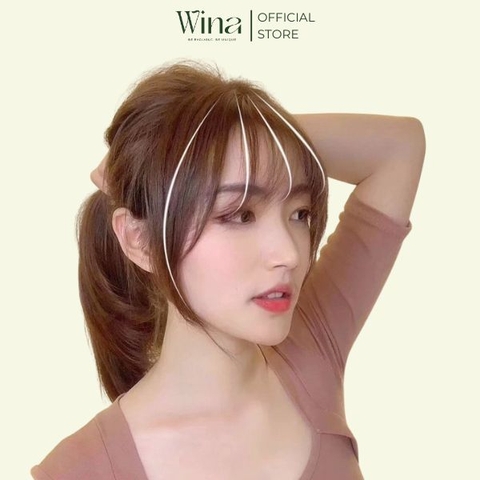 Tóc Thật Phủ Đỉnh Mái Thưa Form 360 Độ Đường Ngôi Dài 22cm MPDMT20
