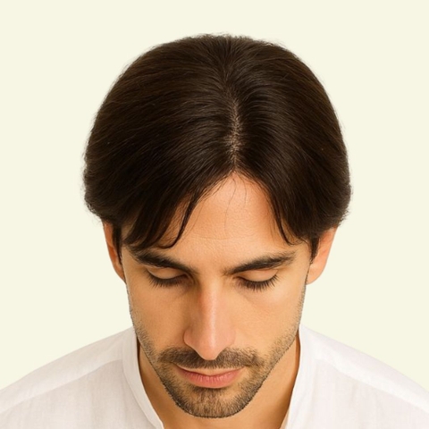 Tóc Giả Nam Nguyên Đầu - Kiểu Side Part Hàn Quốc Bằng Tóc Thật | Wina