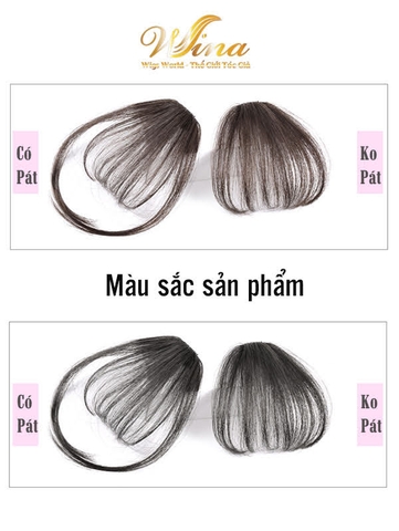 Mái Thưa Giả Tóc Thật Không Pát MTT-04