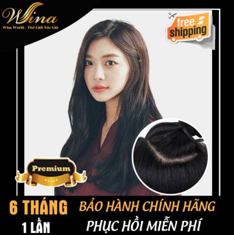 Tóc Thật Siêu Da Nguyên Đầu Hai Mái Dài 60cm TGT-006