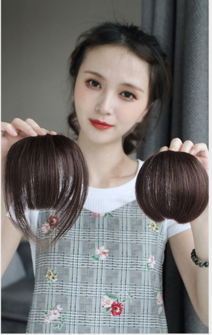 Mái Giả Thưa Tóc Thật Form Dày MT-001 | Wina Wigs