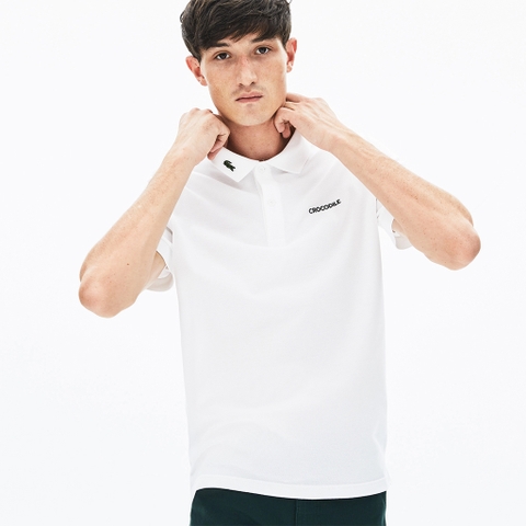 Áo polo Lacoste Classic Crocodile (Trắng)