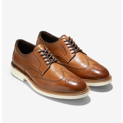 Giày Cole Haan Goto Wing Oxford – Màu nâu vàng
