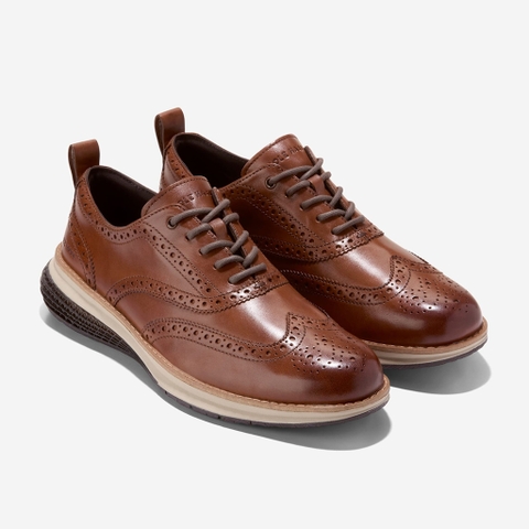 Giày tây nam Cole haan Øriginal Grand Energyweave Wingtip Oxfords – Màu Nâu