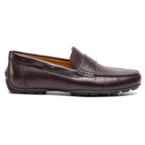 Giày lười nam Geox Moner – Màu Nâu đậm