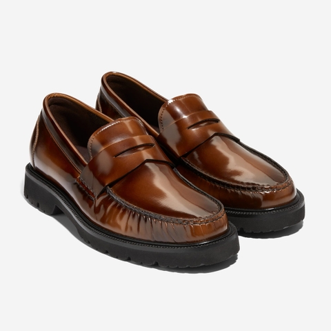Giày lười nam Cole Haan American Classic Penny Loafer – Màu nâu đậm