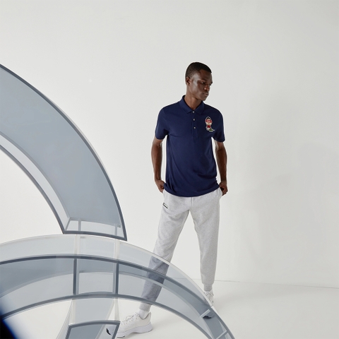 Áo Lacoste SPORT Collab Youssef SY Polo (Regular Fit) – Navy