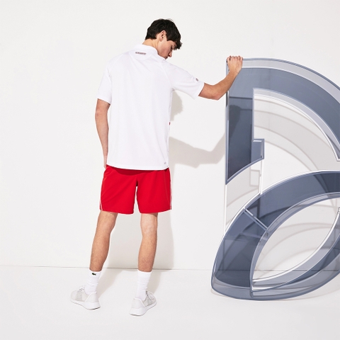 Áo Lacoste SPORT Roland Garros x Novak Djokovic Polo (Regular) – Trắng