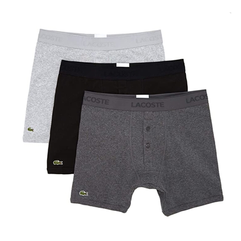 Set quần lót boxer nam Lacoste 6H3405-51-VFU (1 set bao gồm 3 chiếc)