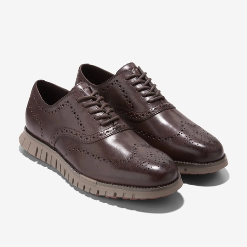 Giày nam Cole Haan Zerøgrand Oxford – Màu Nâu Chocolate