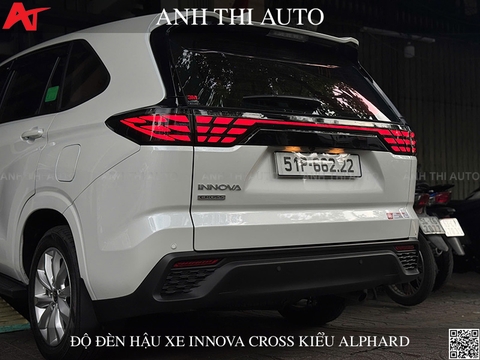 Đèn Lái Sau Theo Xe Toyota Innova Cross kiểu Alphard
