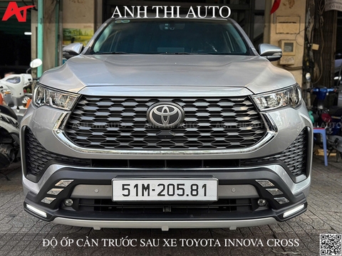 Ốp Cản Trước Sau Theo Xe Toyota Innova Cross