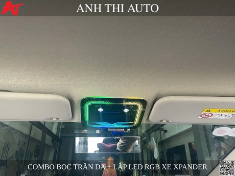 COMBO BỌC TRẦN DA KIM CƯƠNG + ĐÈN LED TRẦN RGB XE XPANDER