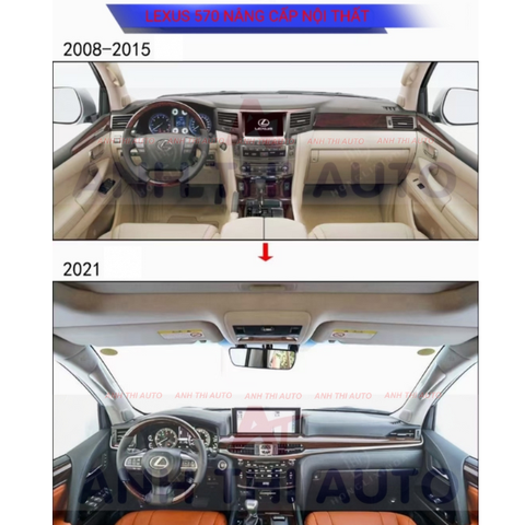 Lexus lx570 cũ nâng cấp nội thất mới