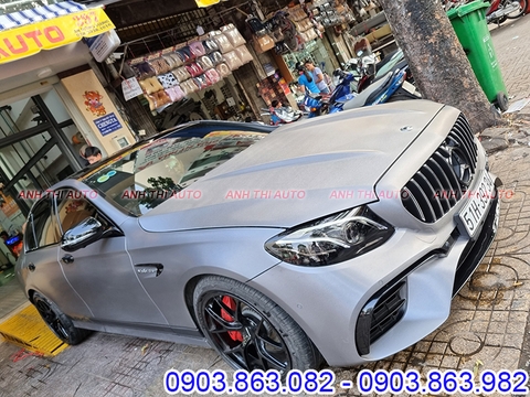 Độ Nắp Capo Thể Thao Cho Mercedes E300 | Kiểu E63S