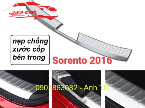 Chống trầy cốp sau theo xe Kia Sorento 2018