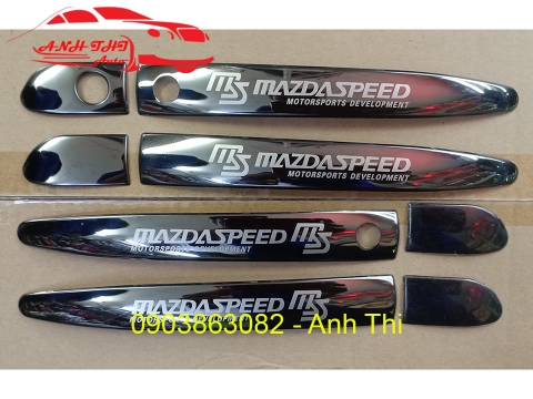 ỐP TAY NẮM CỬA MAZDA 3/MAZDA 6 ĐEN TITAN