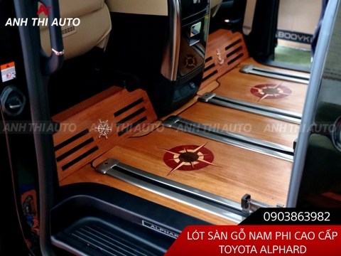 Lót Sàn Gỗ Nam Phi Nhập Khẩu Xe Toyota Alphard Mẫu 2