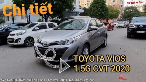 [VIDEO] Đánh giá Toyota Vios 1.5G 2020 về giá xe & trang bị tiện nghi.!