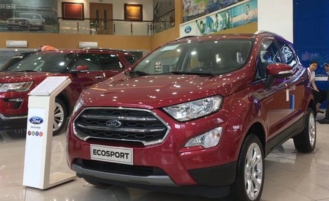 Ford Ecosport 1.5 số tự động bản Titanium 2019 màu đỏ ruby cực đẹp.!