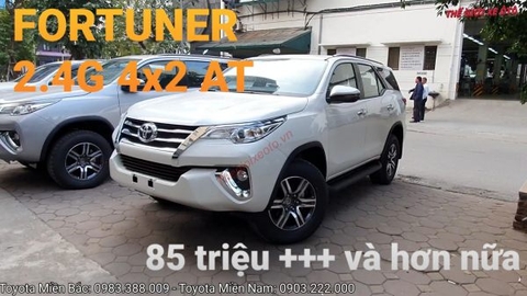 [VIDEO] Giá xe Toyota Fortuner máy dầu số tự động 1 cầu 2020 KM tới 85 triệu.